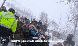 Çatak’ta çığın altında kalan kadın yaşamını yitirdi