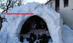Hakkari’de Kardan İglo Ev İlgi Çekti