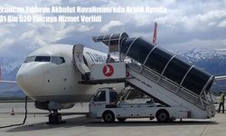 Erzincan Yıldırım Akbulut Havalimanı’nda Aralık Ayında 31 Bin 520 Yolcuya Hizmet Verildi