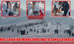Güzeltepe Kayak Merkezi ziyaretçi akınına uğradı