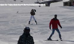 Yoğun Kar Yağışı Abalı Kayak Merkezi’ni Hareketlendirdi