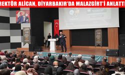 MAUN Rektörü Alican, Diyarbakır’da “Malazgirt Konferansı” verdi