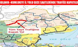 Bulanık-Kumlukıyı yolunda ulaşım durduruldu: Görüş mesafesi sıfıra indi