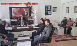 Çıldır’da Okul Müdürleri Toplantısı Yapıldı