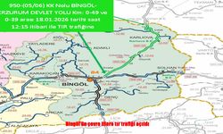 Bingöl’de Kar Engeli Aşıldı: Tır Trafiği Yeniden Açıldı