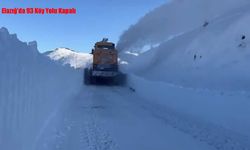Elazığ’da 93 Köy Yolu Kapalı