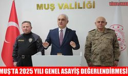 Vali Çakır, Muş'un 2025 yılı asayiş ve güvenlik karnesini paylaştı