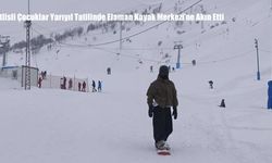 Bitlisli Çocuklar Yarıyıl Tatilinde Elaman Kayak Merkezi’ne Akın Etti