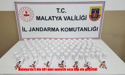 Malatya’da Zehir Tacirlerine Darbe: Binlerce Sentetik Hap Ele Geçirildi