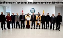 İnönü Üniversitesi’nde Unvan Alan Akademisyenlere Cübbe Töreni