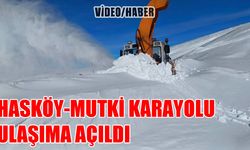 Hasköy-Mutki karayolu yeniden ulaşıma açıldı: Sürücülere "Fırtına" uyarısı