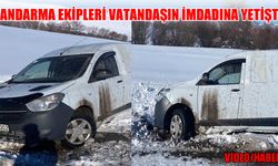 Varto’da jandarma ekipleri vatandaşın imdadına yetişti