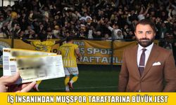 Muşlu iş insanı Turgut Fırat’tan taraftara jest!