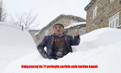 Bahçesaray’da Kar Çilesi: Vatandaşlar Evlerinden Çıkamıyor