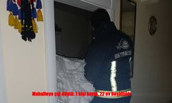 Mahalleye Çığ Düştü: 1 Kişi Kayıp, 22 Ev Tahliye Edildi