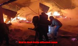 Bitlis Hizan’da Üretim Atölyesi Alevlere Teslim Oldu