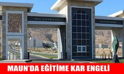 Muş Alparslan Üniversitesi’nde kar tatili: Eğitime bir gün ara verildi