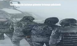 Yüksekova'da taziyeye gidenler fırtınaya yakalandı