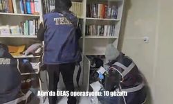 Ağrı’da DEAŞ operasyonu: 10 gözaltı