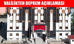 Muş Valiliği’nden deprem açıklaması