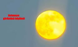 Erzurum Aşkale’de Gökyüzünde kartpostallık manzara