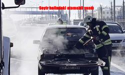 Seyir Halindeyken Alev Alan Otomobil Küle Döndü