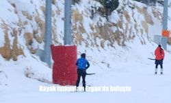 Kayak tutkunları Ergan’da buluştu