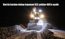 Van'da kardan dolayı kapanan 625 yoldan 469'u açıldı