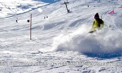 Bitlis'te "Snowboard, Alp Disiplini ve Kuzey Disiplini İl Birinciliği Yarışmaları" yapıldı