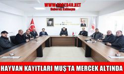 Muş’ta hayvan kayıt sistemi için ortak buluşma