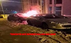 Yakutiye’de Park Halindeki Otomobil Kül Olmaktan Son Anda Kurtarıldı