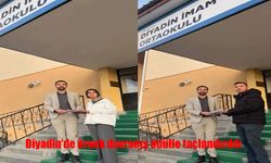 Diyadin'de örnek davranış ödülle taçlandırıldı