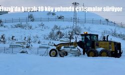 Elazığ’da kapalı 19 köy yolunda çalışmalar sürüyor