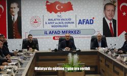 Malatya'da eğitime 1 gün ara verildi