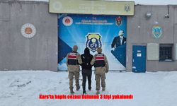 Kars’ta kesinleşmiş hapis cezası bulunan 3 hükümlü yakalandı