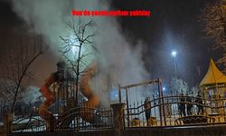 Van’da Çocuk Parkında Yangın