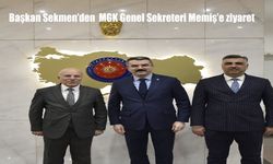 Başkan Sekmen’den MGK Genel Sekreteri Memiş'e ziyaret