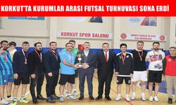Korkut’ta düzenlenen 'Kurumlar Arası Futsal Turnuvası' sona erdi