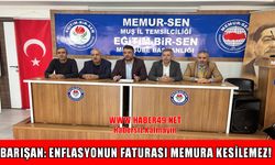 Memur-Sen Muş Şubesi'nde maaş eylemi