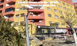 Batman’da 12 katlı binanın merdiveni çöktü