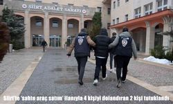 Siirt’te ‘sahte araç satım’ ilanıyla dolandırıcılık: 2 kişi tutuklandı
