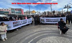 Van’da Dünya Kudüs Haftası kapsamında basın açıklaması