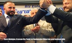 Emre Akdoğan, Erzurum Oto Tamir ve İmalatçıları Odası’nın yeni başkanı oldu