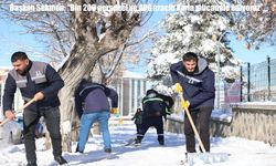 Başkan Sekmen: "Bin 200 personel ve 400 araçla karla mücadele ediyoruz"