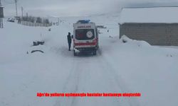 Ağrı’da Kar Engeli Aşıldı, Sağlık Ekipleri Hastalara Ulaştı