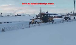 Kars’ta Kar ve Tipi Ulaşımı Durdurdu, Hastalar İçin Seferberlik
