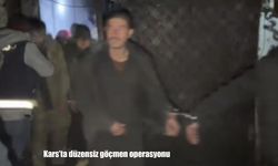 Kars’ta düzensiz göçmen operasyonu