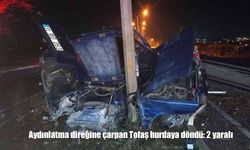 Hatay’da otomobil ile çarpışan Tofaş hurdaya döndü: 1’i ağır 2 yaralı