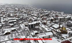 ‘Sakin şehir’ Ahlat kışın beyaz güzelliğiyle büyüledi