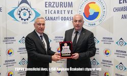 TSKGV temsilcisi Avcı, ETSO Başkanı Özakalın’ı ziyaret etti